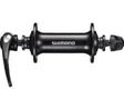 Vorderradnabe SHIMANO Vorderradnabe HB-RS400 28 Loch Schnellspanner 100 mm Schwarz