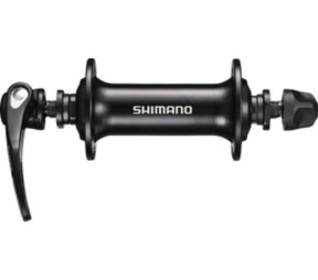 Vorderradnabe SHIMANO Vorderradnabe HB-RS400 28 Loch Schnellspanner 100 mm Schwarz