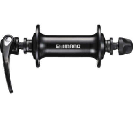 Vorderradnabe SHIMANO Vorderradnabe HB-RS400 28 Loch Schnellspanner 100 mm Schwarz