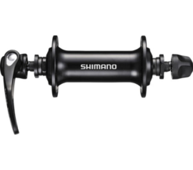 Vorderradnabe SHIMANO Vorderradnabe HB-RS400 28 Loch Schnellspanner 100 mm Schwarz