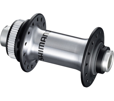 Vorderradnabe SHIMANO Vorderradnabe HB-RS770 Center-Lock 28 Loch Steckachse E-Thru 100x12 mm Silber