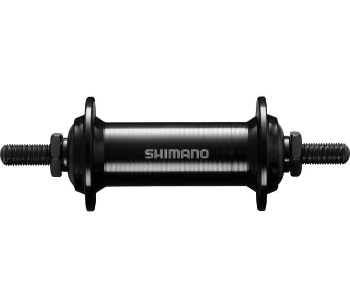 Vorderradnabe SHIMANO Vorderradnabe HB-TX500 36 Loch Vollachse m Muttern Schwarz