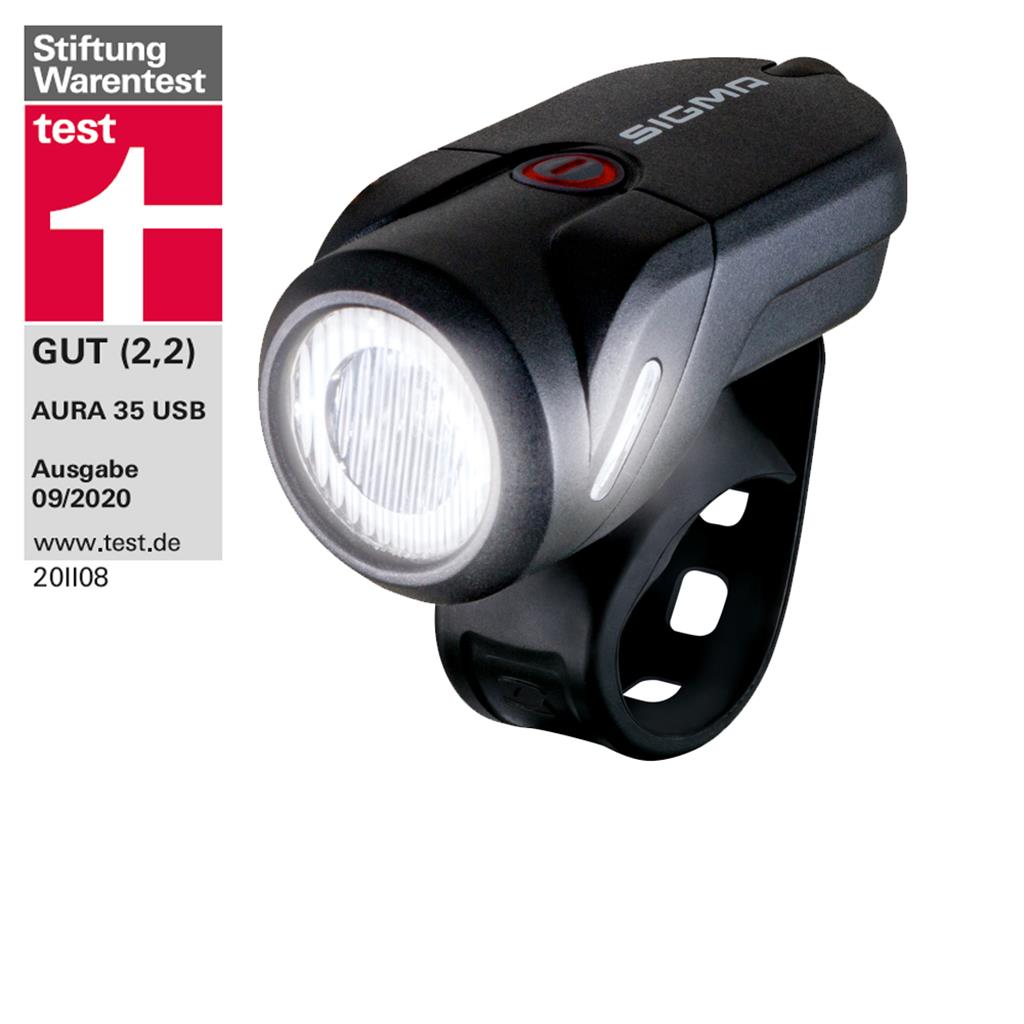 AkkuSchein Sigma Aura 35 USB Frontleuchte