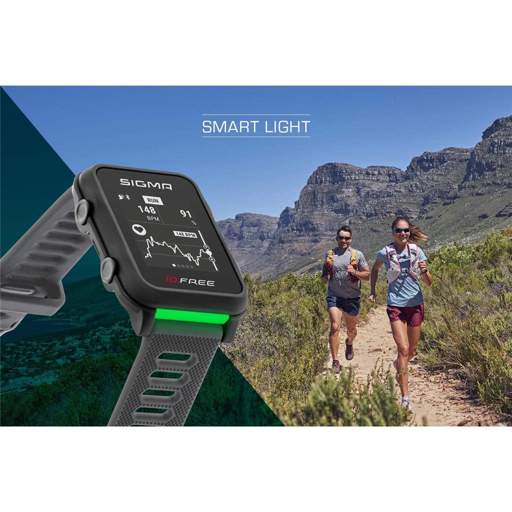 SportuhrTrack Sigma Sportuhr ID Free grau