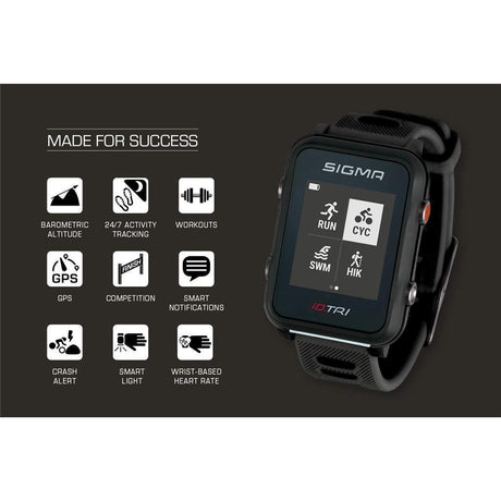 SportuhrTrack Sigma Sportuhr ID Tri neon grün Basic