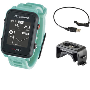 SportuhrTrack Sigma Sportuhr ID Tri neon mint Basic