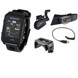 SportuhrTrack Sigma Sportuhr ID Tri schwarz SET