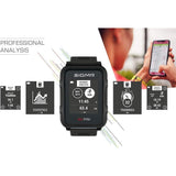 SportuhrTrack Sigma Sportuhr ID Tri schwarz SET