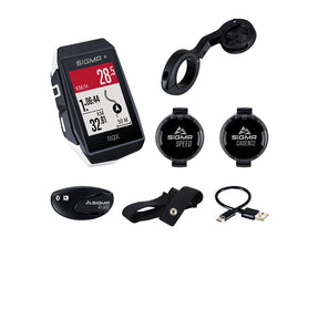 Kabellos Sigma Tacho ROX 111 Evo weiß-schwarz Sensor Set