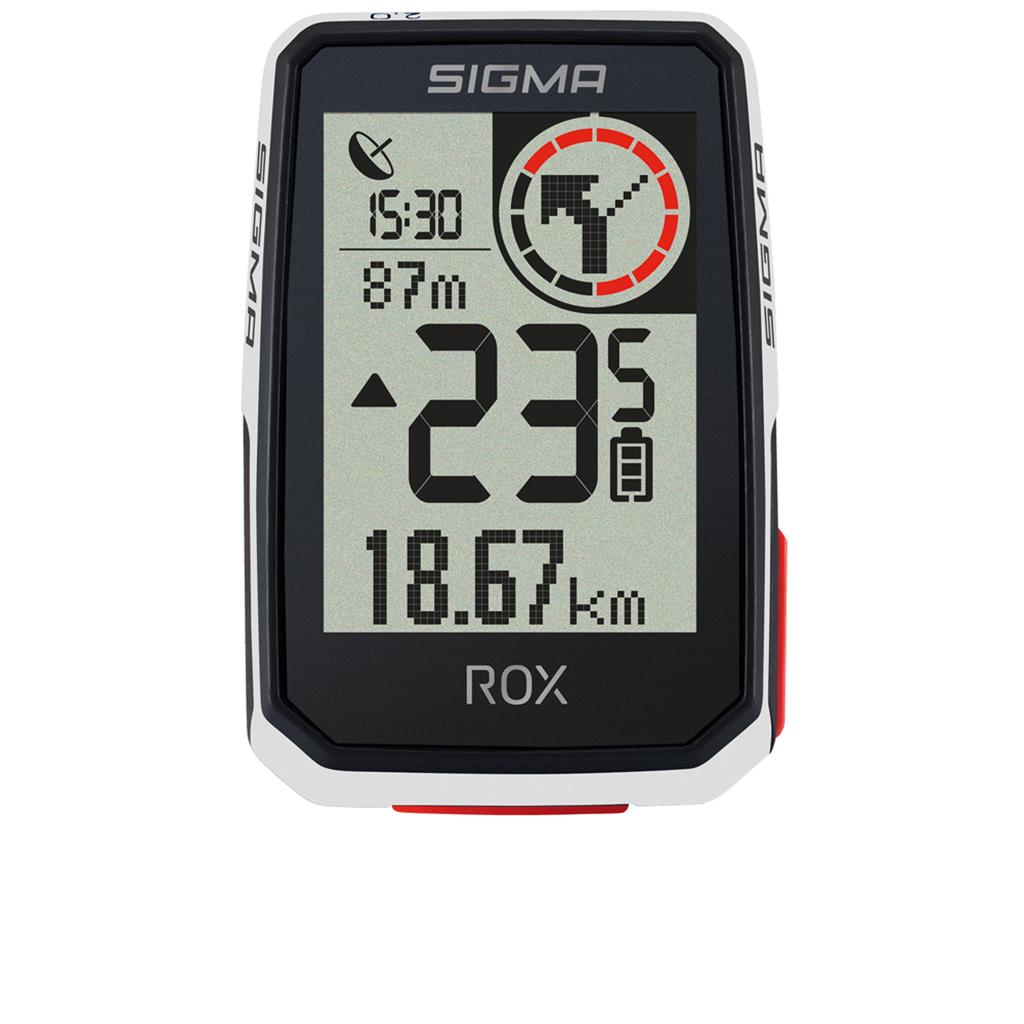 Kabellos Sigma Tacho ROX 20 weiß