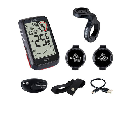 Kabellos Sigma Tacho ROX 40 schwarz Sensor Set
