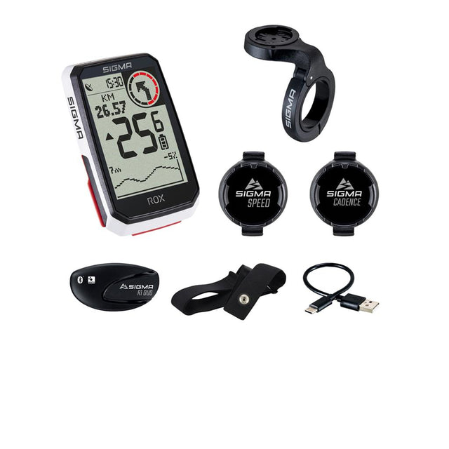 Kabellos Sigma Tacho ROX 40 weiß Sensor Set