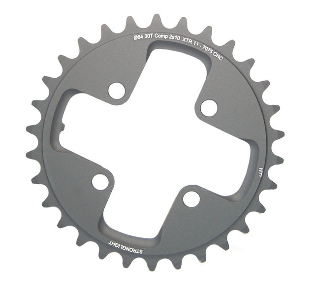 Tretlager Stronglight Kettenblatt Stronglight MTB Shimano 2x10 für XTR FC M980 4-Arm innen 24Zähne