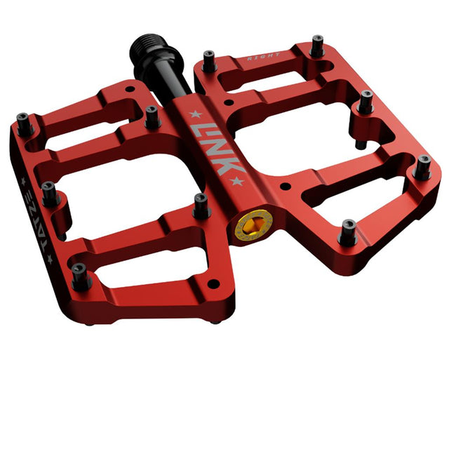 MTB SPD Tatze Pedal LINK Titan rot Plattform