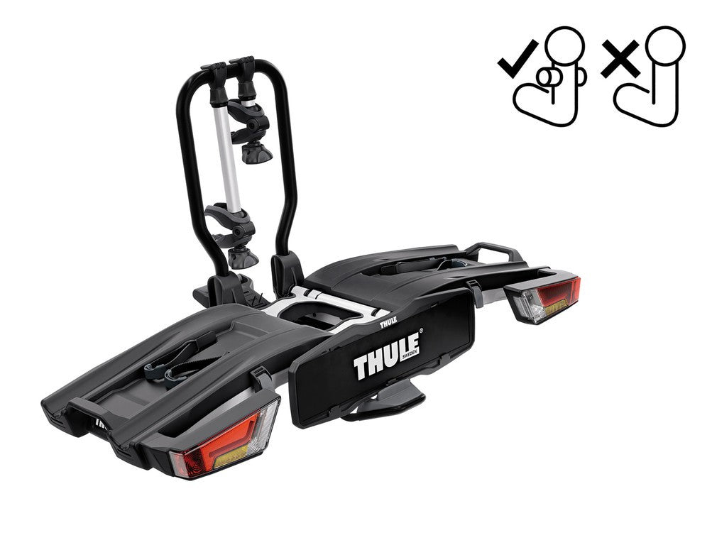 Dach- und Heckträger Thule Kupplungsträger Thule Easy Fold XT 965 FIX4BIKE für 2 Räder