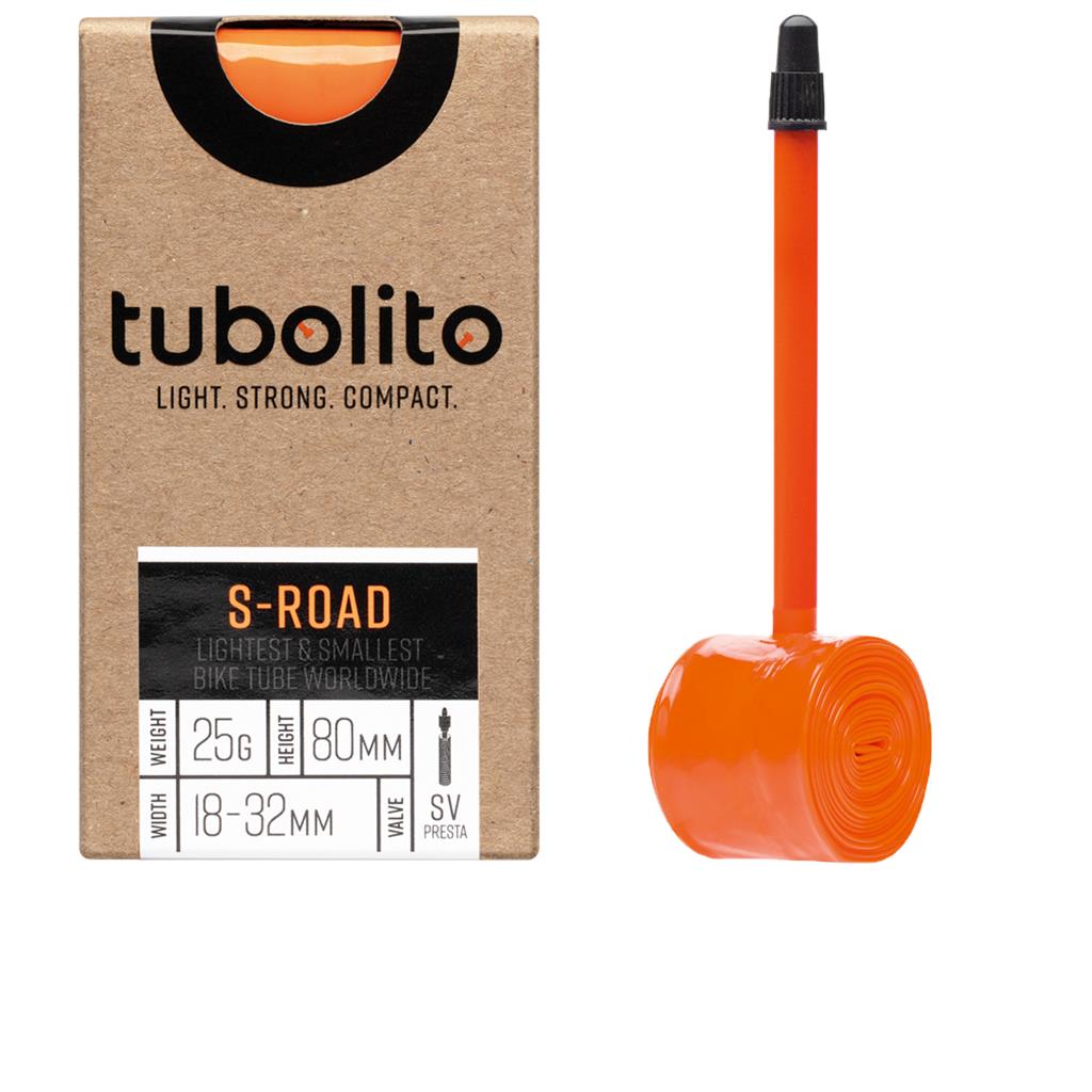 tubolito S-Tubo Road 700C 18-622 -> 32-622 SV Ventil 80 mm
