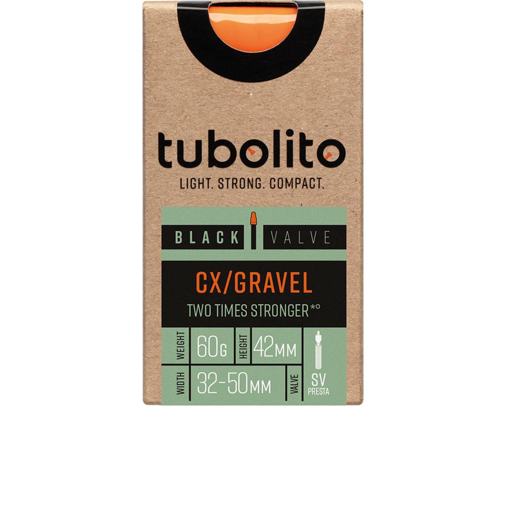 tubolito Tubo CX/Gravel 32-584 -> 50-622 SV Ventil 42 mm schwarz