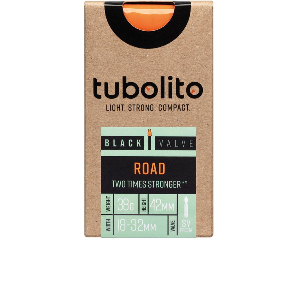 tubolito Tubo Road 700C 18-622 -> 32-622 SV Ventil 42 mm schwarz