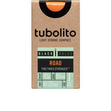 tubolito Tubo Road 700C 18-622 -> 32-622 SV Ventil 80 mm schwarz