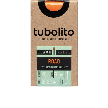 tubolito Tubo Road 700C 18-622 -> 32-622 SV Ventil 80 mm schwarz