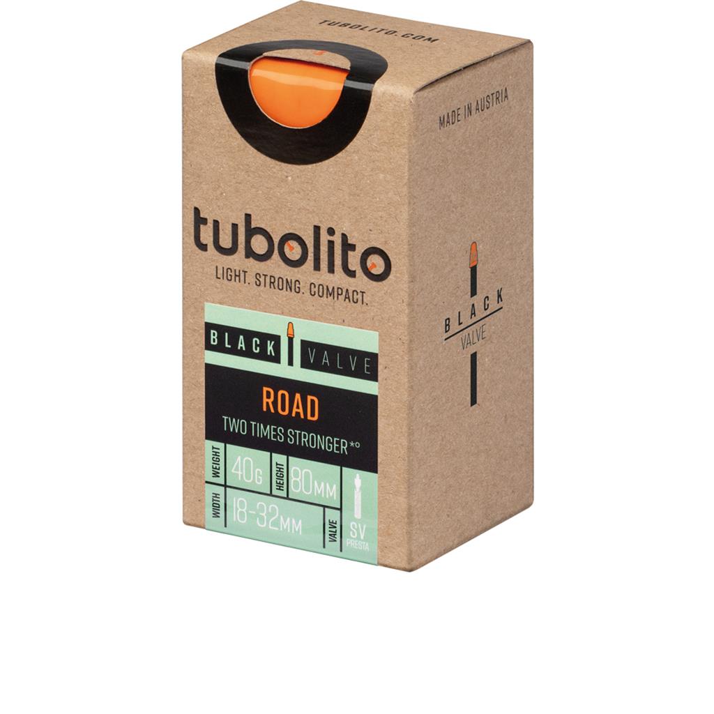 tubolito Tubo Road 700C 18-622 -> 32-622 SV Ventil 80 mm schwarz